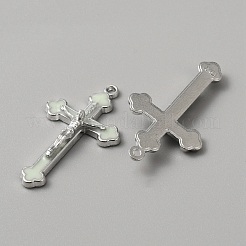 合金エナメルチャーム  十字架クロスチャーム  甘露  41x23x5mm  穴：1.6mm  10個/袋&nbsp;ENAM-TAC0016-05C