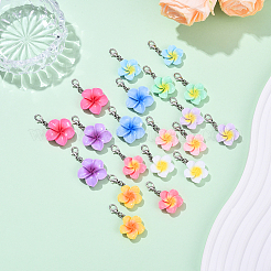 20Pcs 10 Style Resin Pendant Decorations&nbsp;HJEW-YW00120