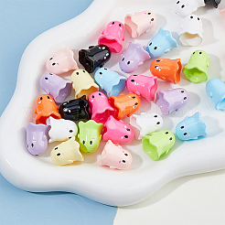 36Pcs 9 Colors Plastic Bead Cone&nbsp;KY-FH0001-38