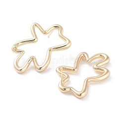 Brass Stud Earring Findings&nbsp;KK-F871-51G