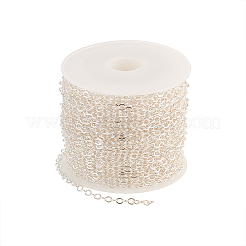 Brass Flat Oval Cable Chains&nbsp;CHC-CJ0001-23-RS