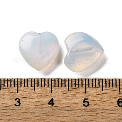 オパールビーズ  片穴  ハート  12x12x5mm  穴：1mm&nbsp;G-Z066-08A