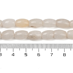天然石ホワイトジェイドビーズ連売り  ライス  10~11x7~7.5mm  穴：0.7mm  約36個/連  14.88''（37.8センチメートル）&nbsp;G-F591-19