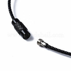 Spray Painted 201 Stainless Steel Wire Cable Keychains&nbsp;BJEW-T019-01A
