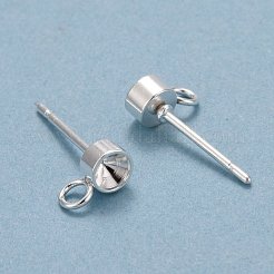 304 Stainless Steel Stud Earring Findings&nbsp;STAS-H410-04S-C