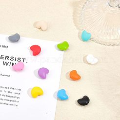 48Pcs 12 Colors Food Grade Eco-Friendly Silicone Focal Beads&nbsp;SIL-CA0001-43