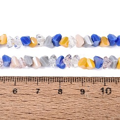 Mixed Styles Electroplate Glass Beads Strands&nbsp;EGLA-Q135-03A-C05