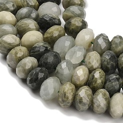 Natural Green Rutilated Quartz Beads&nbsp;G-C259-A08-8x12mm