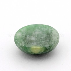 オーバルナチュラルグリーンスポットジャスパーカボション  12x10x5mm&nbsp;G-A136-C06-10x12mm