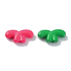 塗装合金ビーズをスプレー  ミックスカラー  5x12x3.5mm  穴：1.5mm&nbsp;PALLOY-Q445-02
