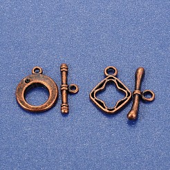 混合チベットスタイルのマンテル  ミックスカラー  トグル：15~25x10~15mm  バー：15~25mm  穴：2~3mm  100セット /箱&nbsp;TIBE-PH0004-11