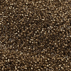 MIYUKIデリカビーズ小  シリンダー  日本製シードビーズ  15/0  （dbs0022l）メタリックライトブロンズ  1.1x1.3mm  穴：0.7mm  約175000個/袋  50 G /袋&nbsp;SEED-X0054-DBS0022L