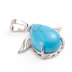 Synthetic Turquoise Pendants&nbsp;G-I275-02N