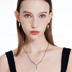 25Pcs 5 Colors 304 Stainless Steel Pendants&nbsp;STAS-UN0048-66