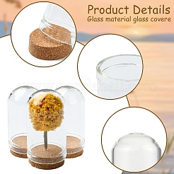 15Pcs 3 Styles Glass Dome Cloche Cover&nbsp;AJEW-YW0001-31