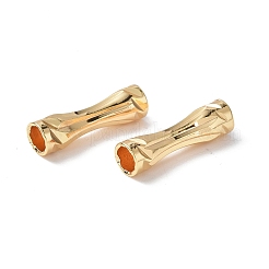 真鍮製チューブビーズ  カドミウムフリー＆ニッケルフリー＆鉛フリー  18KGP本金メッキ  15x4mm  穴：3mm&nbsp;KK-P223-16G