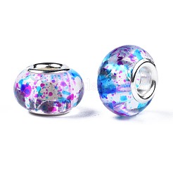 Transparent Resin European Beads&nbsp;RPDL-N014-05-05