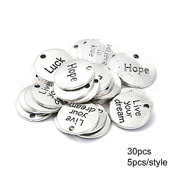 30Pcs 6 Styles Tibetan Style Alloy Pendants&nbsp;FIND-YW0004-86