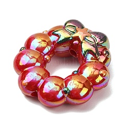 Christmas UV Plating Opaque Acrylic Beads&nbsp;AC-CBAC5B6-01A