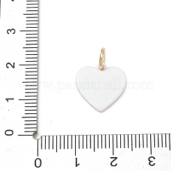 Spray Painted Brass Charms&nbsp;KK-CBAEB58-16