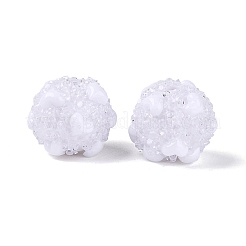 Opaque Acrylic & Transparent Resin Rhinestone Beads&nbsp;SACR-Q005-02A-07