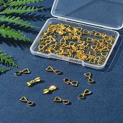 真鍮製アイスピックピンチベイル50個  ゴールドカラー  10x5.5x3mm  ピン：0.8mm&nbsp;IFIN-FS0001-47A