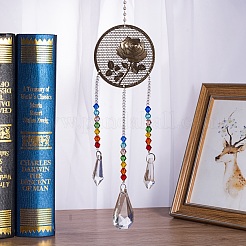 Crystals Chandelier Suncatchers Prisms Chakra Hanging Pendant&nbsp;AJEW-I040-05