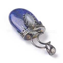 Natural Lapis Lazuli Pendants&nbsp;G-F639-09D