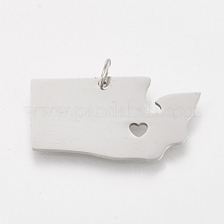 Tarnish Resistant 201 Stainless Steel Pendants&nbsp;STAS-T038-56