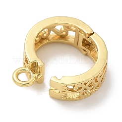 Rack Plating Brass Enhancer Shortener Bails&nbsp;KK-L224-020G