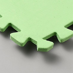 スクエアフォームフロアプレイマット  子供用パズルプレイマット  ライムグリーン  305x305x8mm&nbsp;AJEW-WH20006-63A