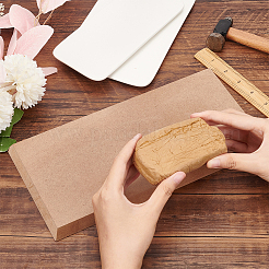 中密度繊維板 (MDF) シート  フォトフレームアクセサリー用  長方形  淡い茶色  29.7x15x1.5cm&nbsp;DIY-WH0304-798C