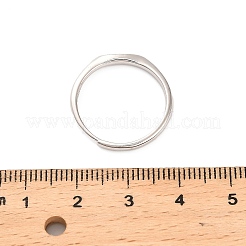 ロジウムメッキ 925 スターリングシルバーの調節可能なリング  プラチナ  十二星座  牡牛座  2mm  内径：16mm&nbsp;RJEW-S397-01P-03