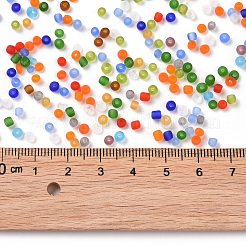 Frosted Colours Glass Seed Beads&nbsp;SEED-A030-02B