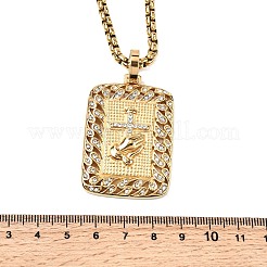 304 Stainless Steel Pendant Necklaces&nbsp;NJEW-G308-04G