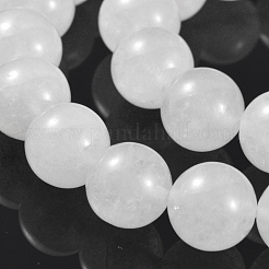 Natural White Jade Bead Strands&nbsp;G-J276-50-12m