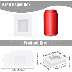 Rectangle Foldable Creative Cardboard Box&nbsp;CON-WH0086-16A