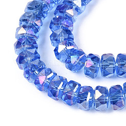 Electroplate Glass Beads Strands&nbsp;EGLA-T021-20F