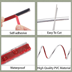 PVC Self-Adhesive Flexible Molding Trim&nbsp;DIY-CP0011-89B-01