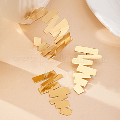 Irregular Geometry Alloy Cuff Bangle & Stud Earring Sets&nbsp;FS-WG4DB26-01