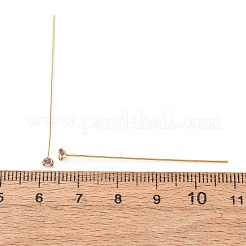 Brass Micro Pave Cubic Zirconia Stud Earring Findings&nbsp;CU-CBA4618-01G-07