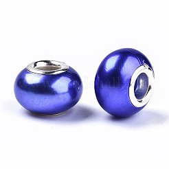 Imitation Pearl Style Resin European Beads&nbsp;RPDL-T003-001C