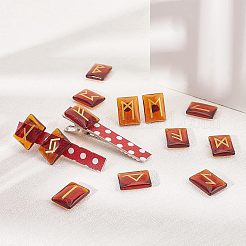模造の翡翠ガラスのカボション  言葉で  長方形  チョコレート  20x15x6mm  25個/袋  1bag /ボックス&nbsp;GLAA-NB0001-23