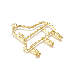 Zinc Alloy Open Back Bezel Pendants&nbsp;PALLOY-G274-06G