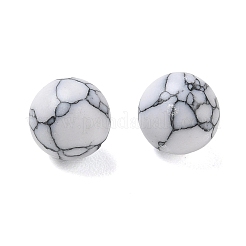 Dyed Synthetic Turquoise Sphere Beads&nbsp;GG-CBA391B-02C-02