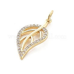 Brass Micro Pave Cubic Zirconia Pendants&nbsp;LS-KK-Q029-02E-G