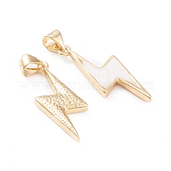 Brass Enamel Pendants&nbsp;KK-F814-09G
