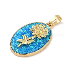 Rack Plating Brass Pendants&nbsp;KK-U032-91G-08