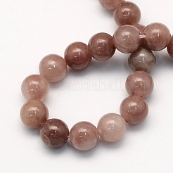 Natural Purple Aventurine Round Beads Strands&nbsp;G-S149-6mm