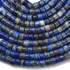 天然石ラピスラズリビーズ連売り  ディスク  ヒシビーズ  3x2.5mm  穴：0.6mm  約148個/連  15.31''（38.9センチメートル）&nbsp;G-P608-A06-01